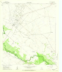 1961 Map of Mentone, 1963 Print