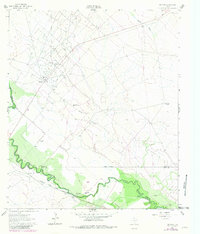 1961 Map of Mentone, 1981 Print