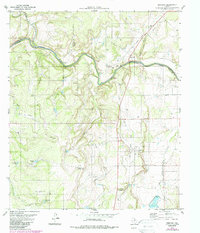 preview thumbnail of historical topo map of McCulloch County, TX in 1979