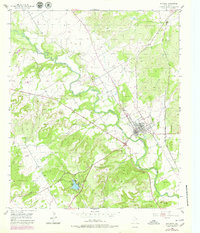 Download a high-resolution, GPS-compatible USGS topo map for Meridian, TX (1979 edition)