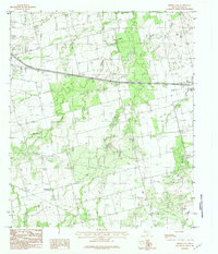 preview thumbnail of historical topo map of Taylor County, TX in 1984