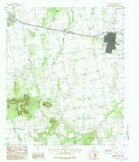 Download a high-resolution, GPS-compatible USGS topo map for Merkel West, TX (1984 edition)