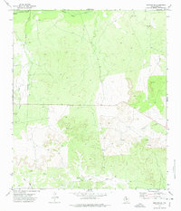 preview thumbnail of historical topo map of Irion County, TX in 1972