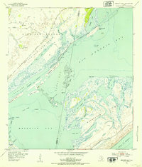 1952 Map of Aransas County, TX, 1953 Print
