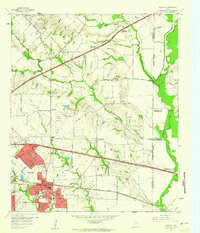 Download a high-resolution, GPS-compatible USGS topo map for Mesquite, TX (1960 edition)