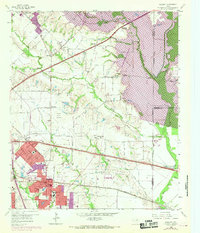 Download a high-resolution, GPS-compatible USGS topo map for Mesquite, TX (1969 edition)