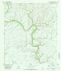 Download a high-resolution, GPS-compatible USGS topo map for Meyers Canyon NW, TX (1980 edition)