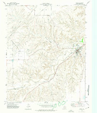 Download a high-resolution, GPS-compatible USGS topo map for Miami, TX (1974 edition)