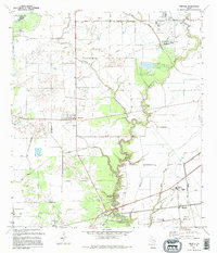 Download a high-resolution, GPS-compatible USGS topo map for Midfield, TX (1995 edition)