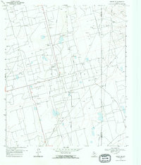 1968 Map of Reagan County, TX, 1970 Print