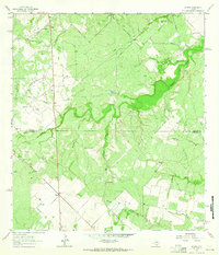 Download a high-resolution, GPS-compatible USGS topo map for Midway, TX (1965 edition)