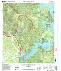 Download a high-resolution, GPS-compatible USGS topo map for Milam, TX (2004 edition)