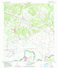 Download a high-resolution, GPS-compatible USGS topo map for Millican, TX (1991 edition)