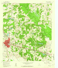 Download a high-resolution, GPS-compatible USGS topo map for Mineola, TX (1962 edition)