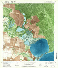 Download a high-resolution, GPS-compatible USGS topo map for Mission Bay, TX (1979 edition)