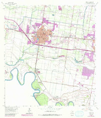 Download a high-resolution, GPS-compatible USGS topo map for Mission, TX (1984 edition)