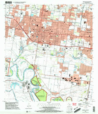 Download a high-resolution, GPS-compatible USGS topo map for Mission, TX (2003 edition)