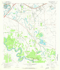 Download a high-resolution, GPS-compatible USGS topo map for Missouri City, TX (1973 edition)