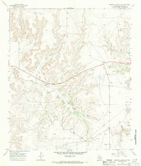 Download a high-resolution, GPS-compatible USGS topo map for Mitchell Canyon NE, TX (1971 edition)