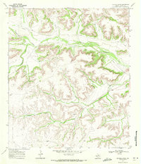 Download a high-resolution, GPS-compatible USGS topo map for Mitchell Draw, TX (1972 edition)