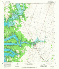 Download a high-resolution, GPS-compatible USGS topo map for Moffat, TX (1968 edition)