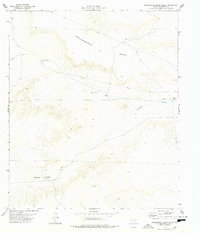 Download a high-resolution, GPS-compatible USGS topo map for Molesworth Mesa South, TX (1978 edition)