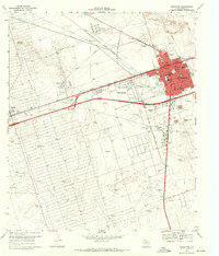 Download a high-resolution, GPS-compatible USGS topo map for Monahans, TX (1971 edition)