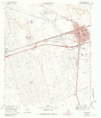 Download a high-resolution, GPS-compatible USGS topo map for Monahans, TX (1981 edition)