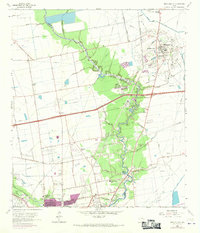 Download a high-resolution, GPS-compatible USGS topo map for Mont Belvieu, TX (1970 edition)