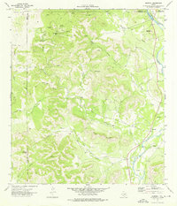 Download a high-resolution, GPS-compatible USGS topo map for Montell, TX (1976 edition)