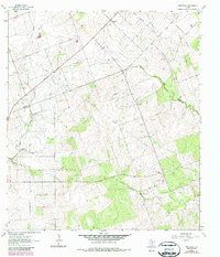 Download a high-resolution, GPS-compatible USGS topo map for Monteola, TX (1982 edition)