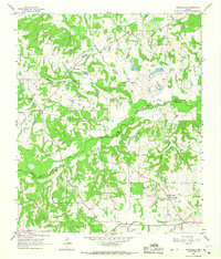 Download a high-resolution, GPS-compatible USGS topo map for Monticello, TX (1967 edition)