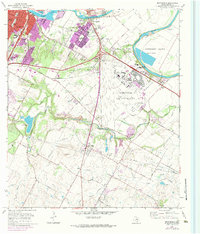 Download a high-resolution, GPS-compatible USGS topo map for Montopolis, TX (1984 edition)