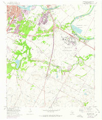 preview thumbnail of historical topo map of Travis County, TX in 1973