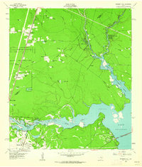 preview thumbnail of historical topo map of Harris County, TX in 1961
