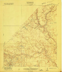 1916 Map of Moonshine Hill