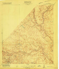 1916 Map of Moonshine Hill