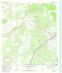Download a high-resolution, GPS-compatible USGS topo map for Moore, TX (1982 edition)
