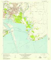 Download a high-resolution, GPS-compatible USGS topo map for Morgan Point, TX (1957 edition)