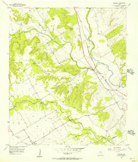 Download a high-resolution, GPS-compatible USGS topo map for Mosheim, TX (1957 edition)
