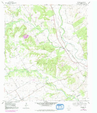 Download a high-resolution, GPS-compatible USGS topo map for Mosheim, TX (1991 edition)