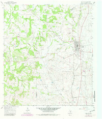 Download a high-resolution, GPS-compatible USGS topo map for Moulton, TX (1982 edition)