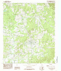 Download a high-resolution, GPS-compatible USGS topo map for Mount Enterprise, TX (1985 edition)
