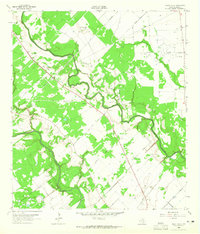 Download a high-resolution, GPS-compatible USGS topo map for Mount Olive, TX (1965 edition)