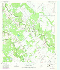 preview thumbnail of historical topo map of Jackson County, TX in 1963