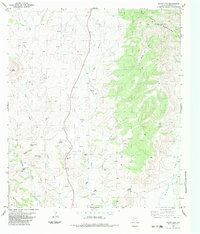 Download a high-resolution, GPS-compatible USGS topo map for Mount Ord, TX (1983 edition)