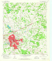 Download a high-resolution, GPS-compatible USGS topo map for Mount Pleasant, TX (1967 edition)