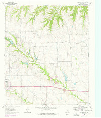 Download a high-resolution, GPS-compatible USGS topo map for Muenster East, TX (1978 edition)