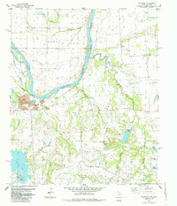 Download a high-resolution, GPS-compatible USGS topo map for Mulberry, TX (1985 edition)