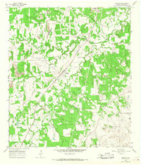 Download a high-resolution, GPS-compatible USGS topo map for Muldoon, TX (1967 edition)